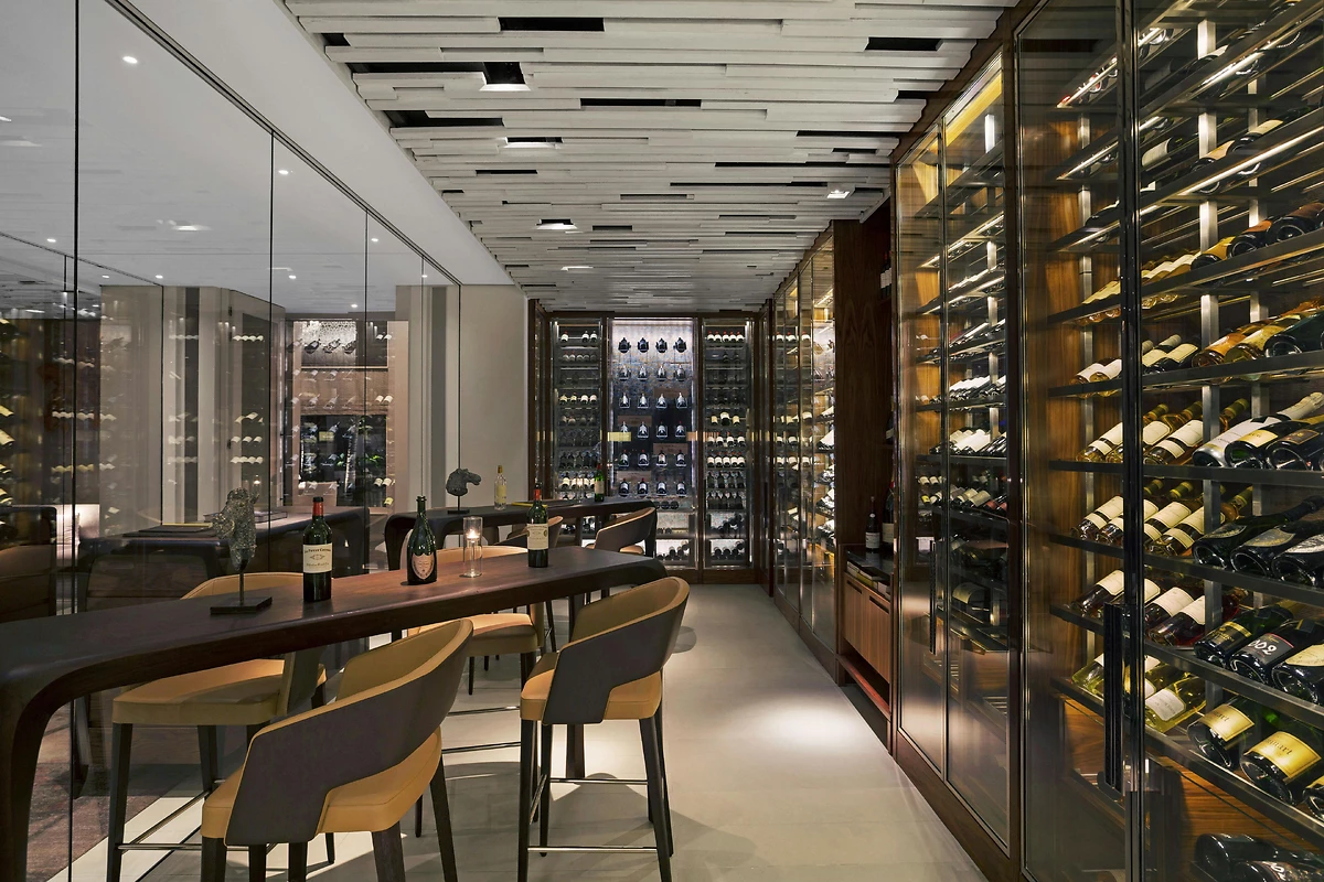 Cave à vins, restaurant le 1947, Cheval Blanc Randheli