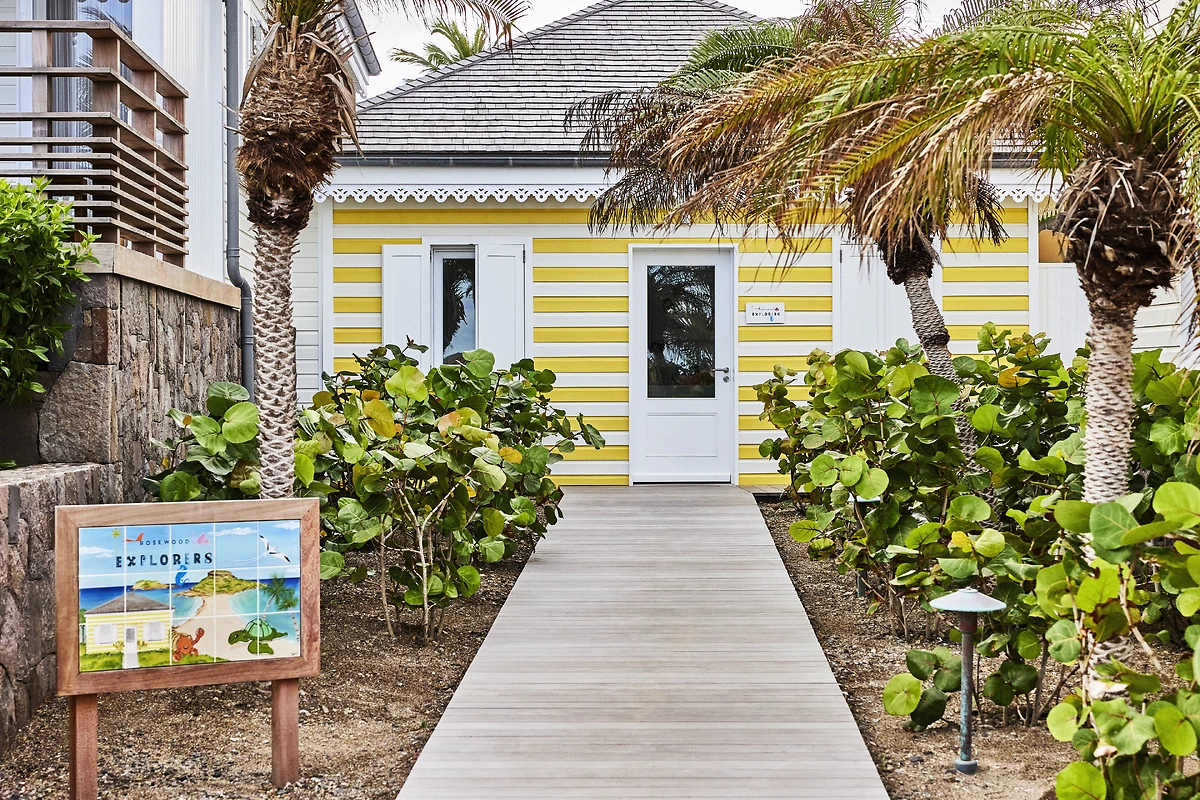 Entrée du club pour enfants, Rosewood Le Guanahani St. Barth