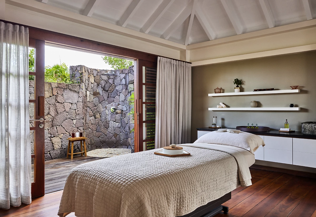 Salle de soins, spa de l'hôtel, Rosewood Le Guanahani St. Barth