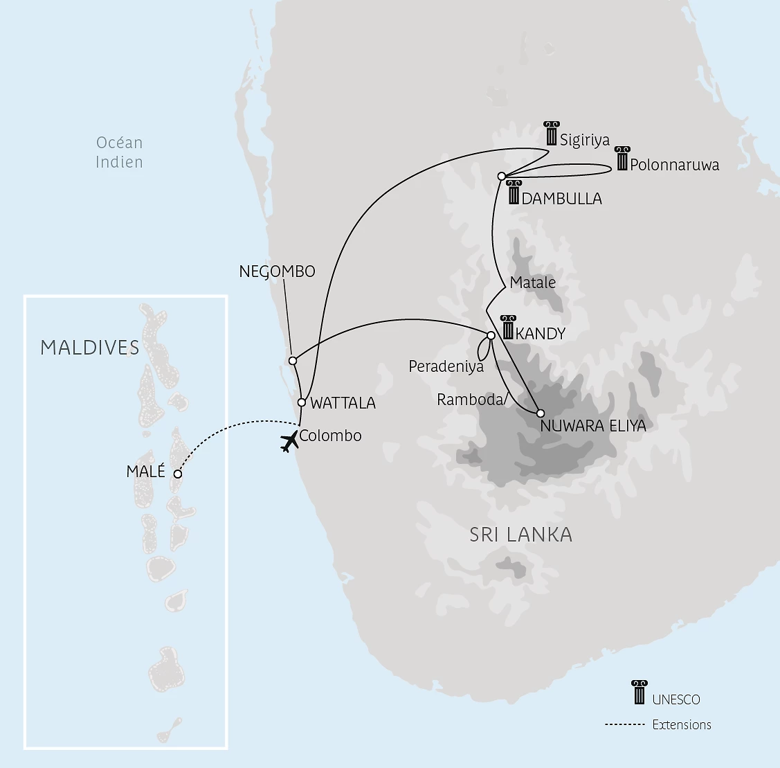 Carte En pays cinghalais en privé