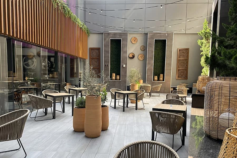 Terrasse, Hotel Riu Plaza New York Times Square, États-Unis