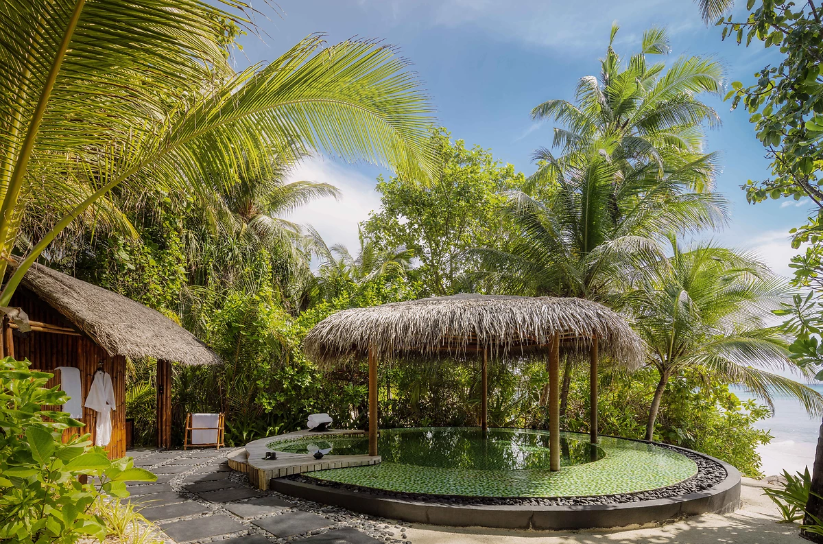 Piscine du Spa, One&Only Reethi Rah, Atoll de Malé nord, Maldives