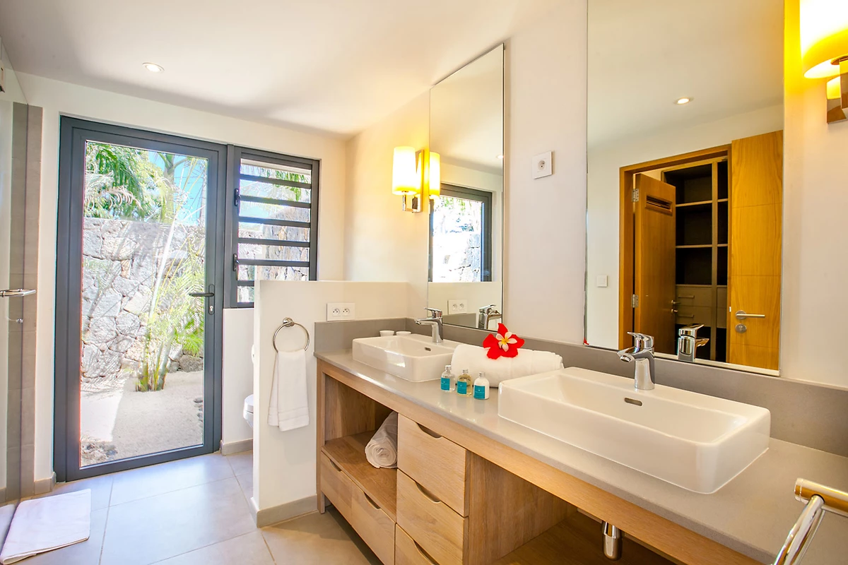 Villa prestige, Salle de bain principale, Marguery Villas, Île Maurice