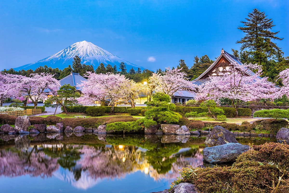 Vue sur le Mont Fuji, Fujinomiya, Shizuoka, Japon