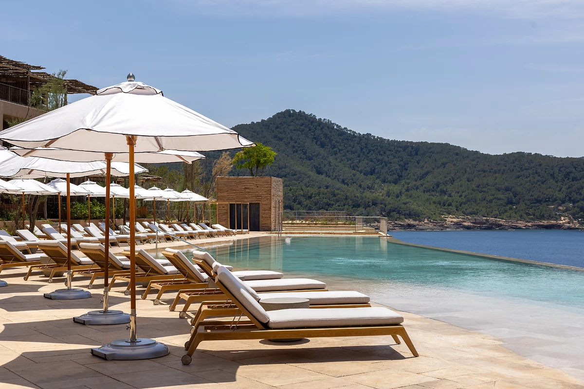 PIscine de l'hôtel, hôtel Six Senses Ibiza,