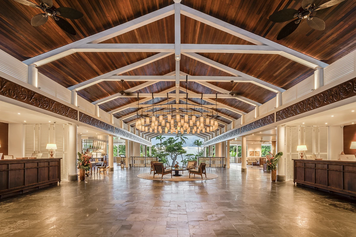 Réception, Kempinski Seychelles Resort Baie Lazare, Seychelles