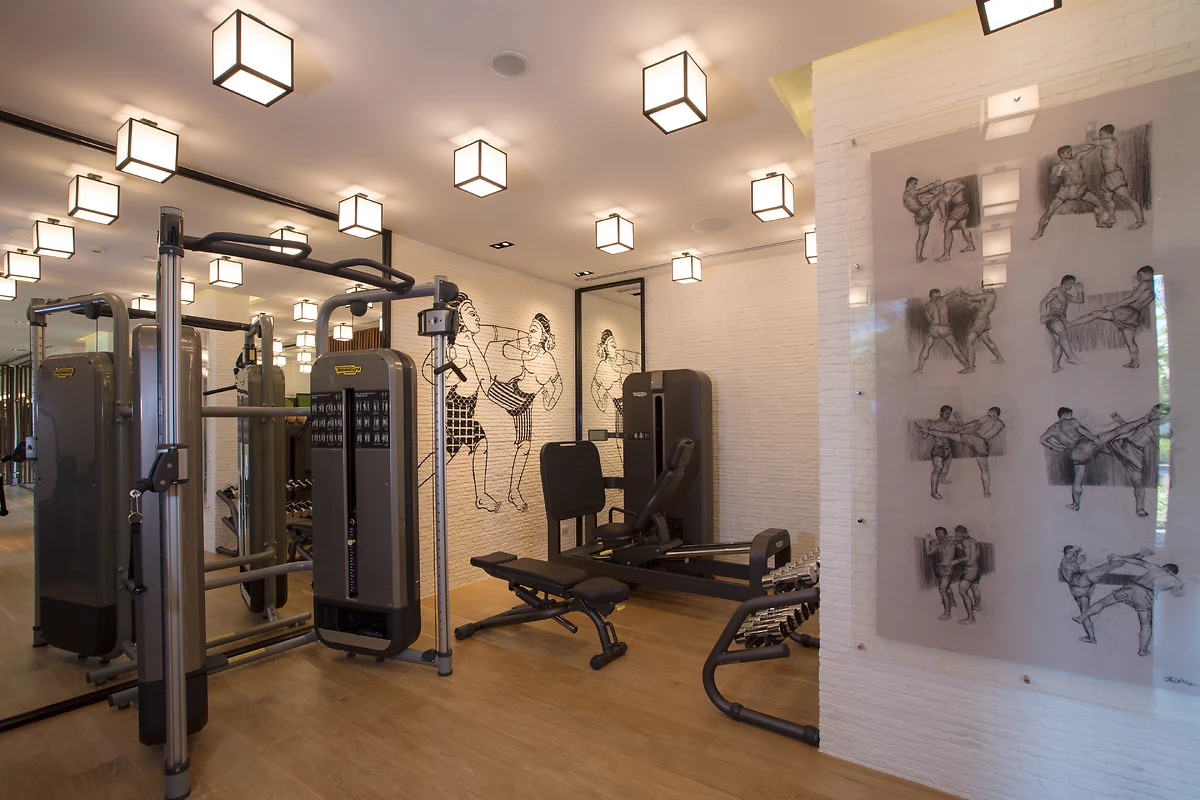 Salle de sport, Rosewood Phuket