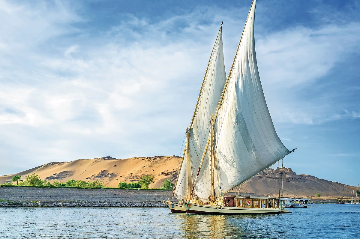 Felouque sur le Nil, Egypte