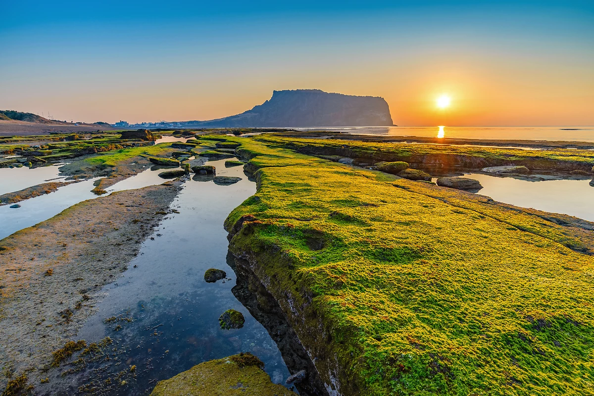 SeongsanIlchulbong, île de Jeju, Corée du Sud