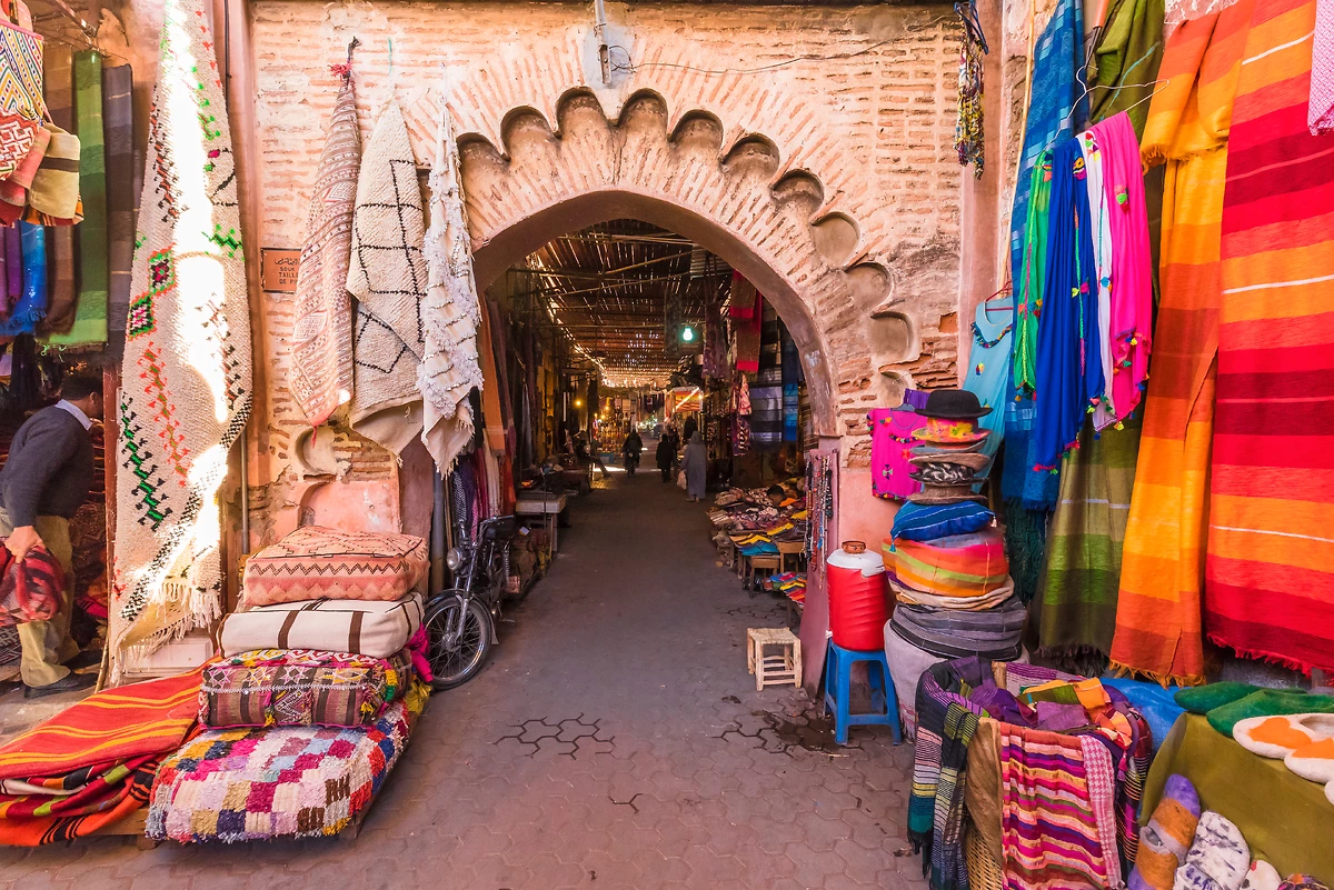 Souk, Marrakech, Maroc