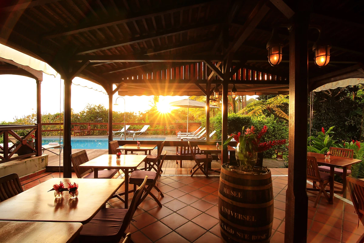 Restaurant Le Panga, Hôtel Le jardin Malanga, Trois Rivières, Guadeloupe