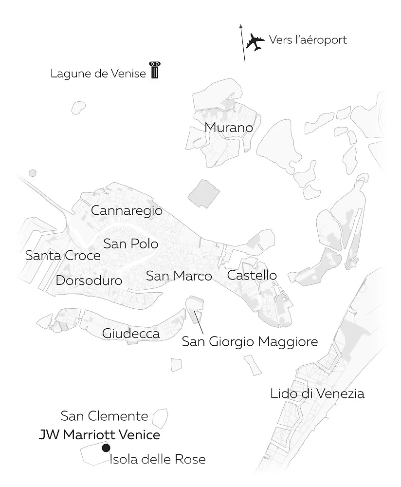 Carte JW Marriott Venice Resort & Spa