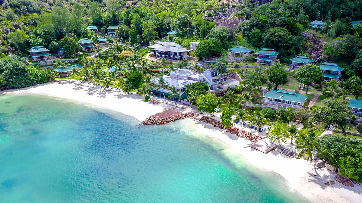 Vue aérienne, L'Archipel, Seychelles