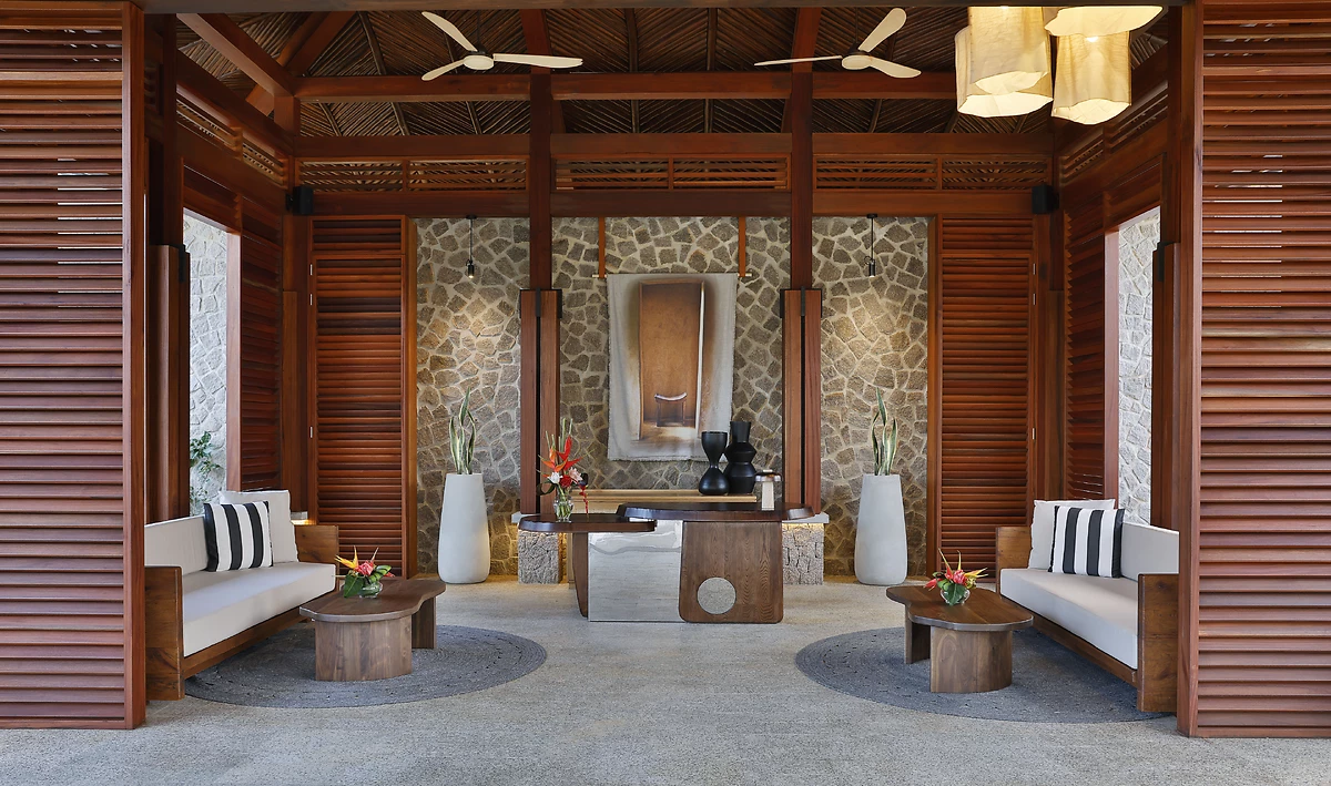 Pavillon de réception, Mango House Seychelles, LXR Hotels & Resorts, Seychelles