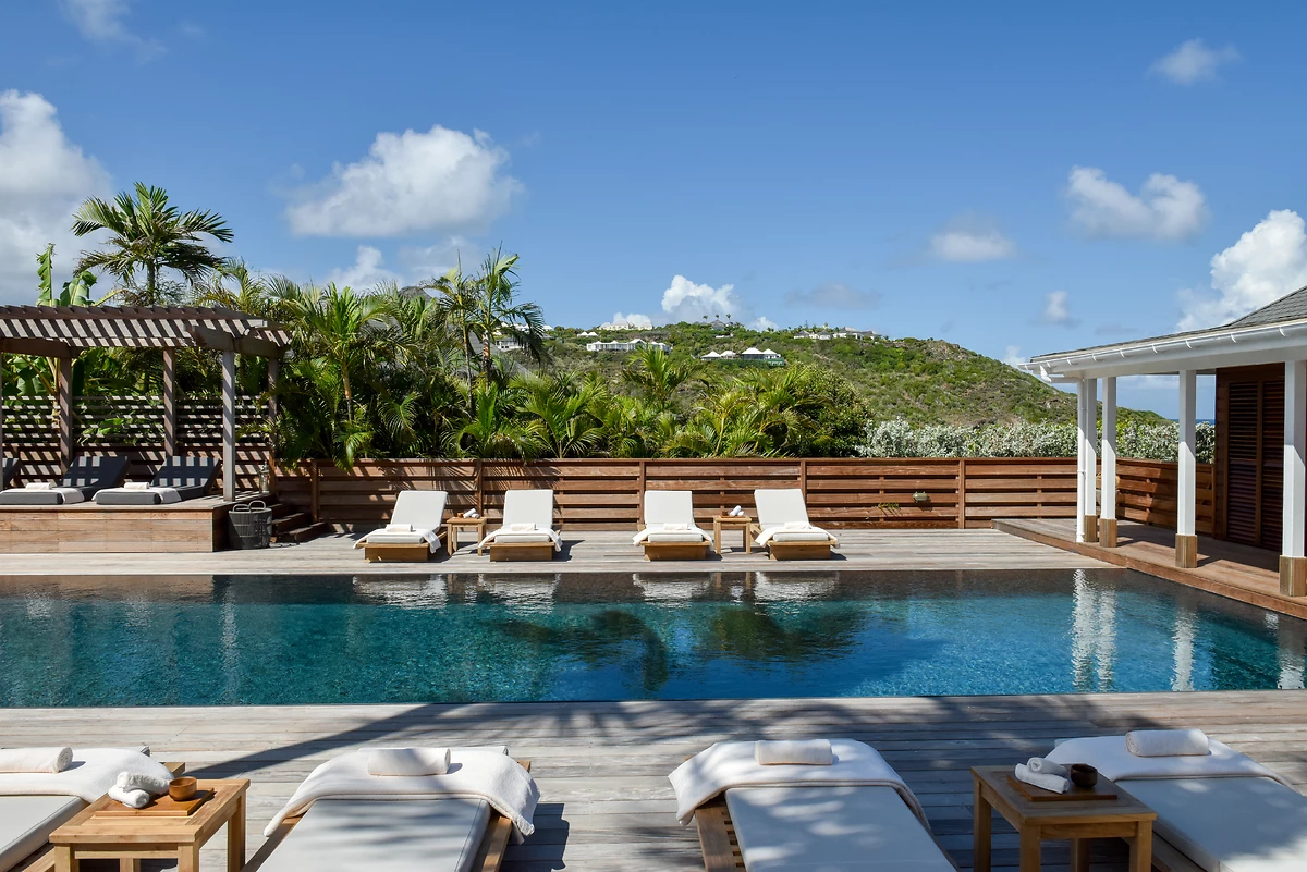 Piscine du spa de l'hôtel, Rosewood Le Guanahani St. Barth