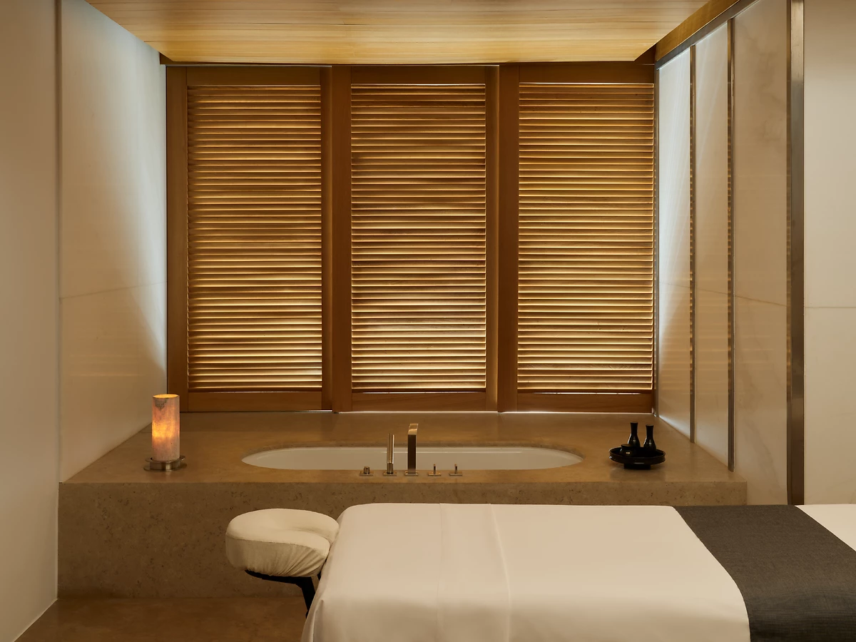 Salle de soins, spa de l'hôtel, Amanzoe