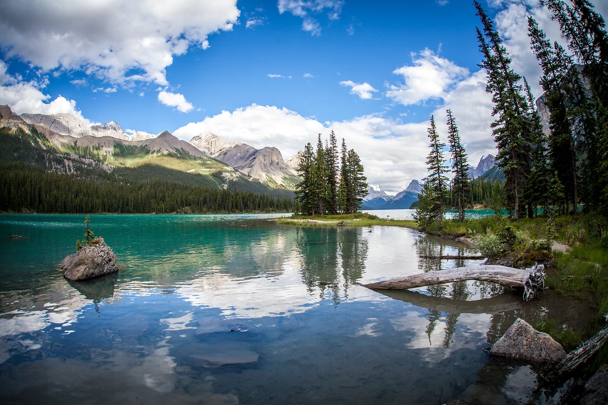 Spirit Island au Lac Maligne, Jasper National Park, Alberta, Canada