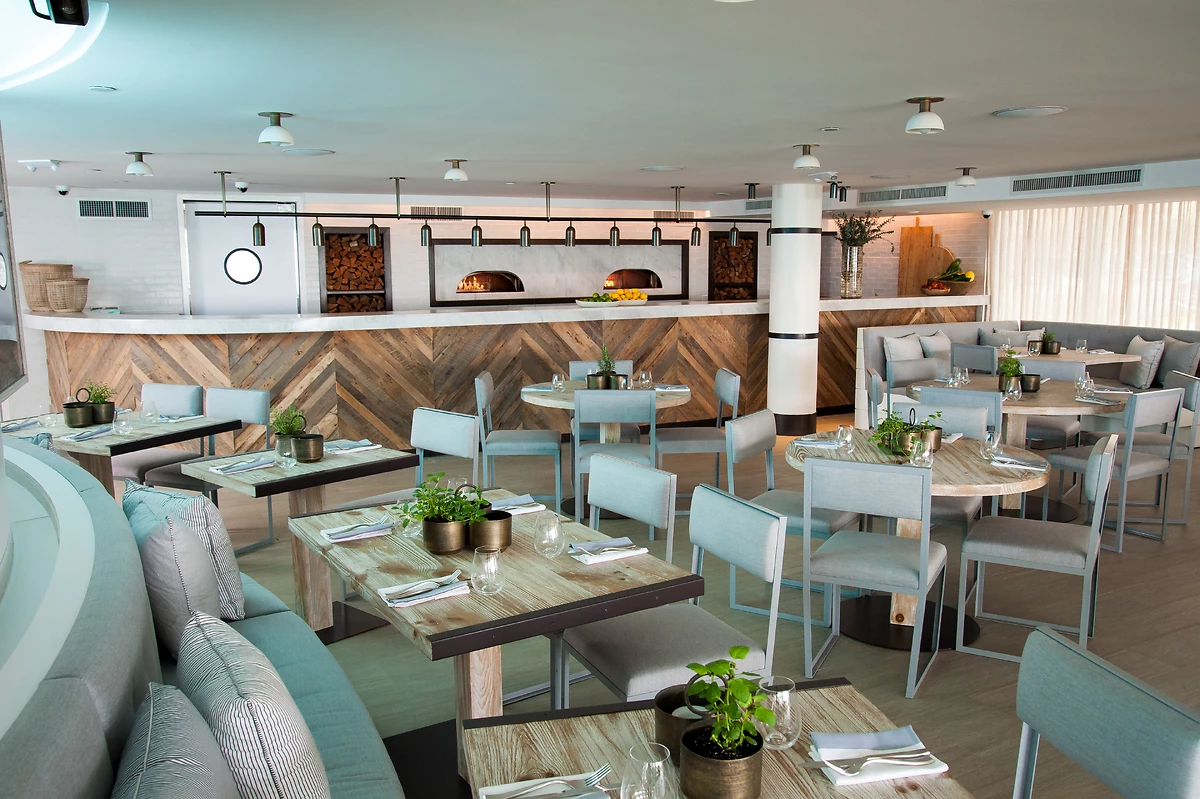 Malibu Farm Restaurant, Hôtel Eden Roc, Miami, Floride, Etats Unis.