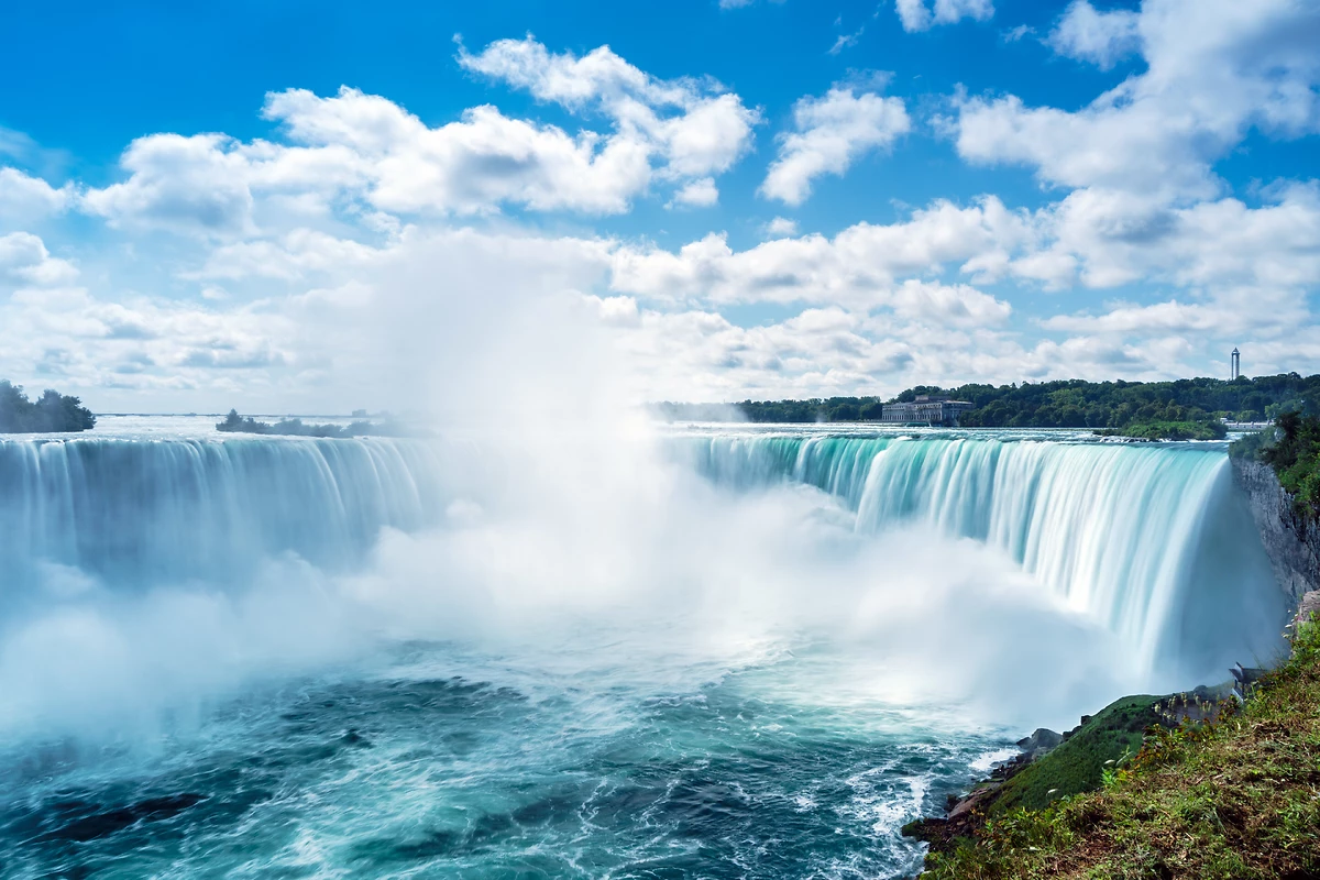 Vue sur les chutes du Fer-à-Cheval (Horseshoe Falls), Chutes du Niagara