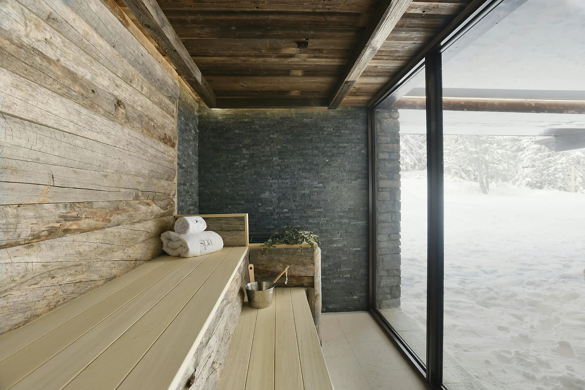 Sauna, spa de l'hôtel, Cheval Blanc Courchevel