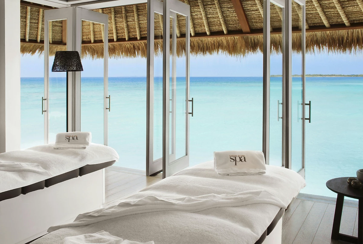 Salle de soins, spa de l'hôtel, Cheval Blanc Radheli