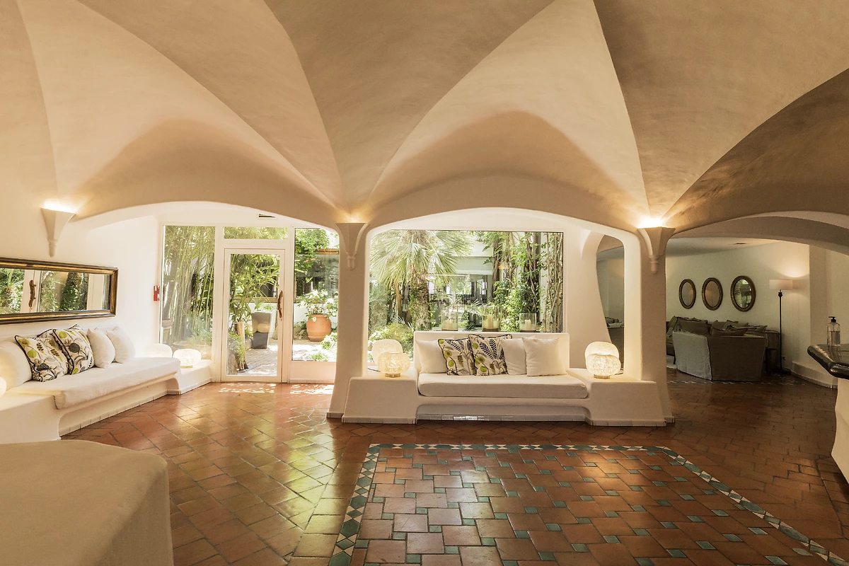 Lobby de l'hôtel, Grand Hôtel de Cala Rossa