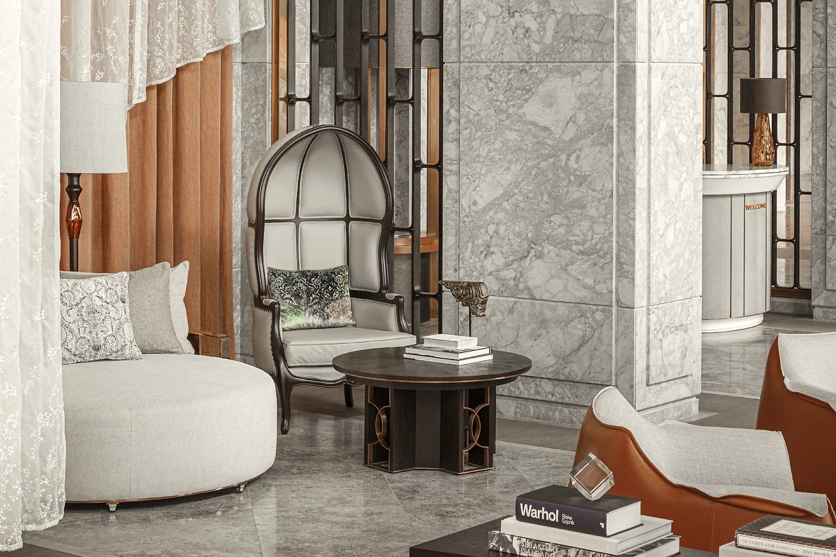 Lobby de l'hôtel, One&Only Portonovi