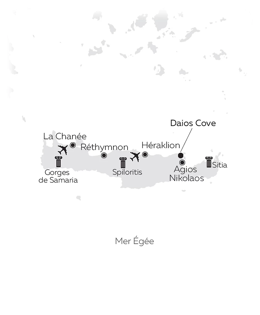 Carte Daios Cove