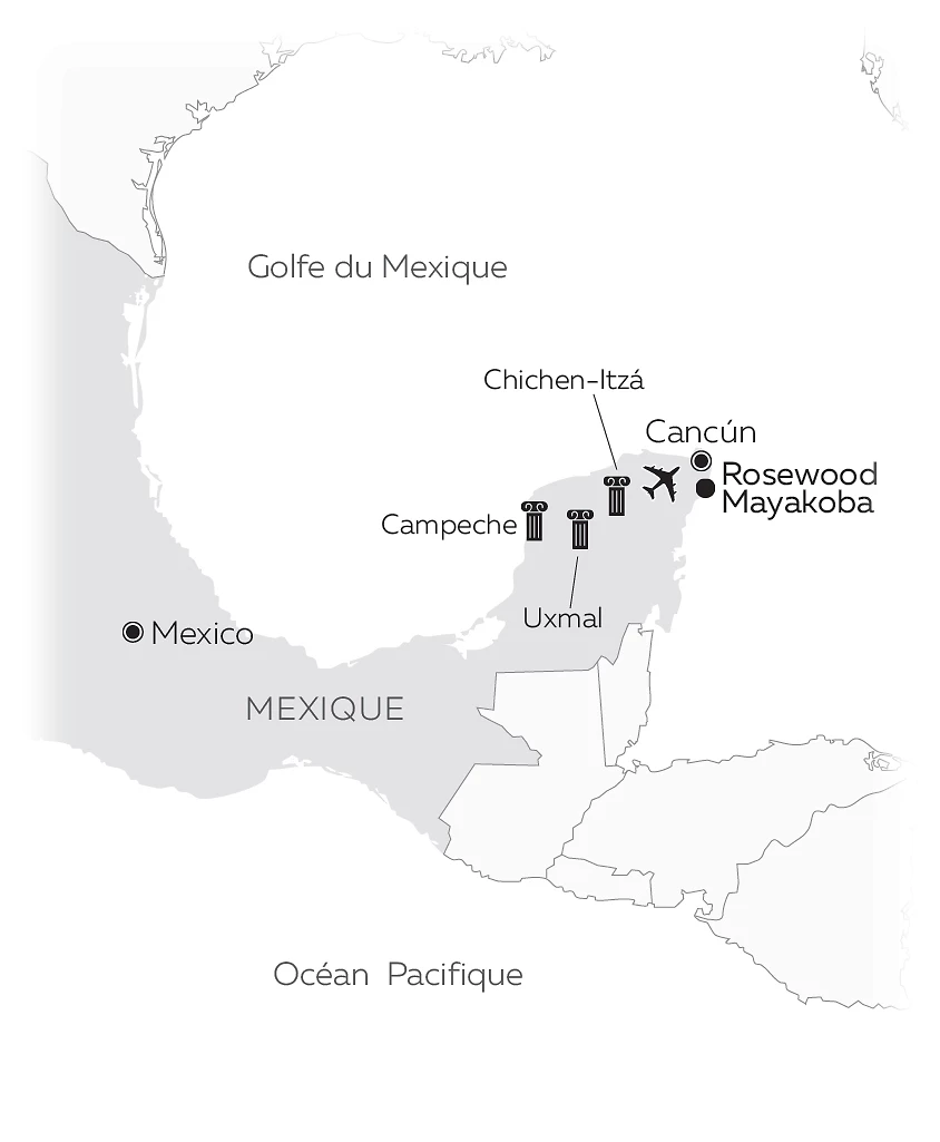 Carte Rosewood Mayakoba