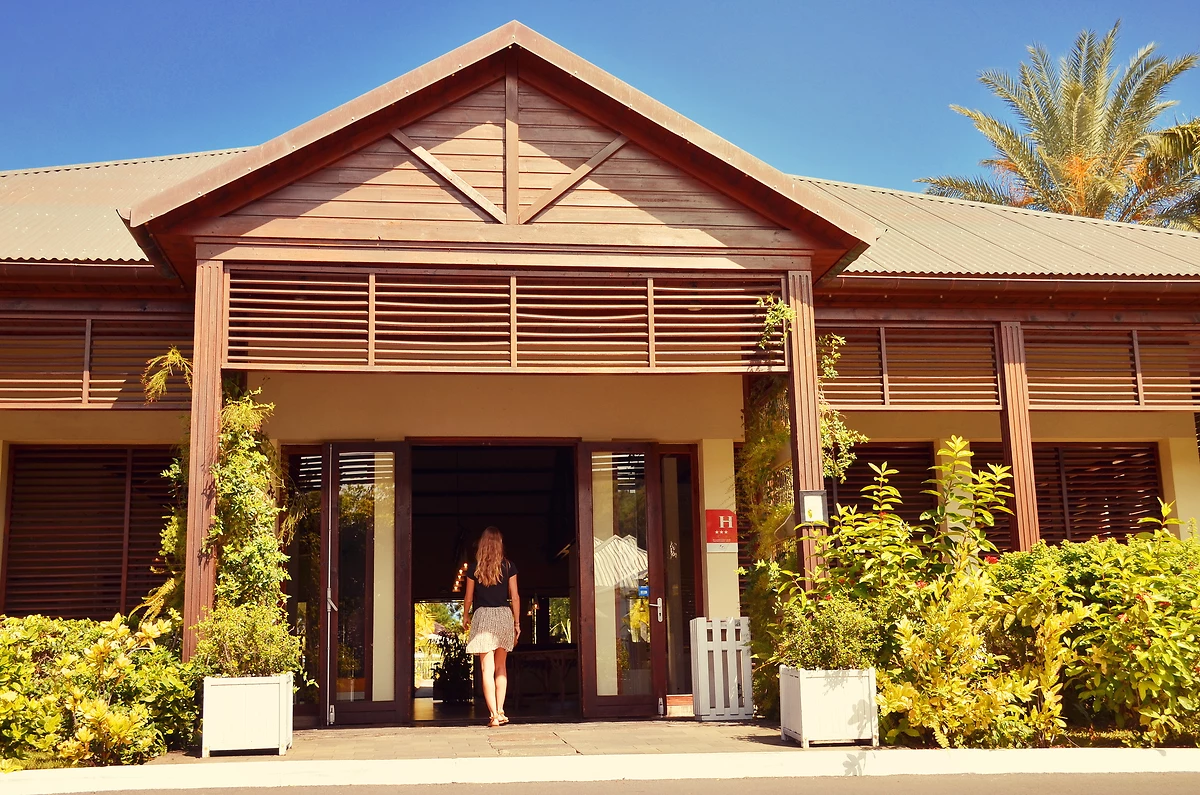 Entrée de l'hôtel, Hôtel Le Récif, La Réunion