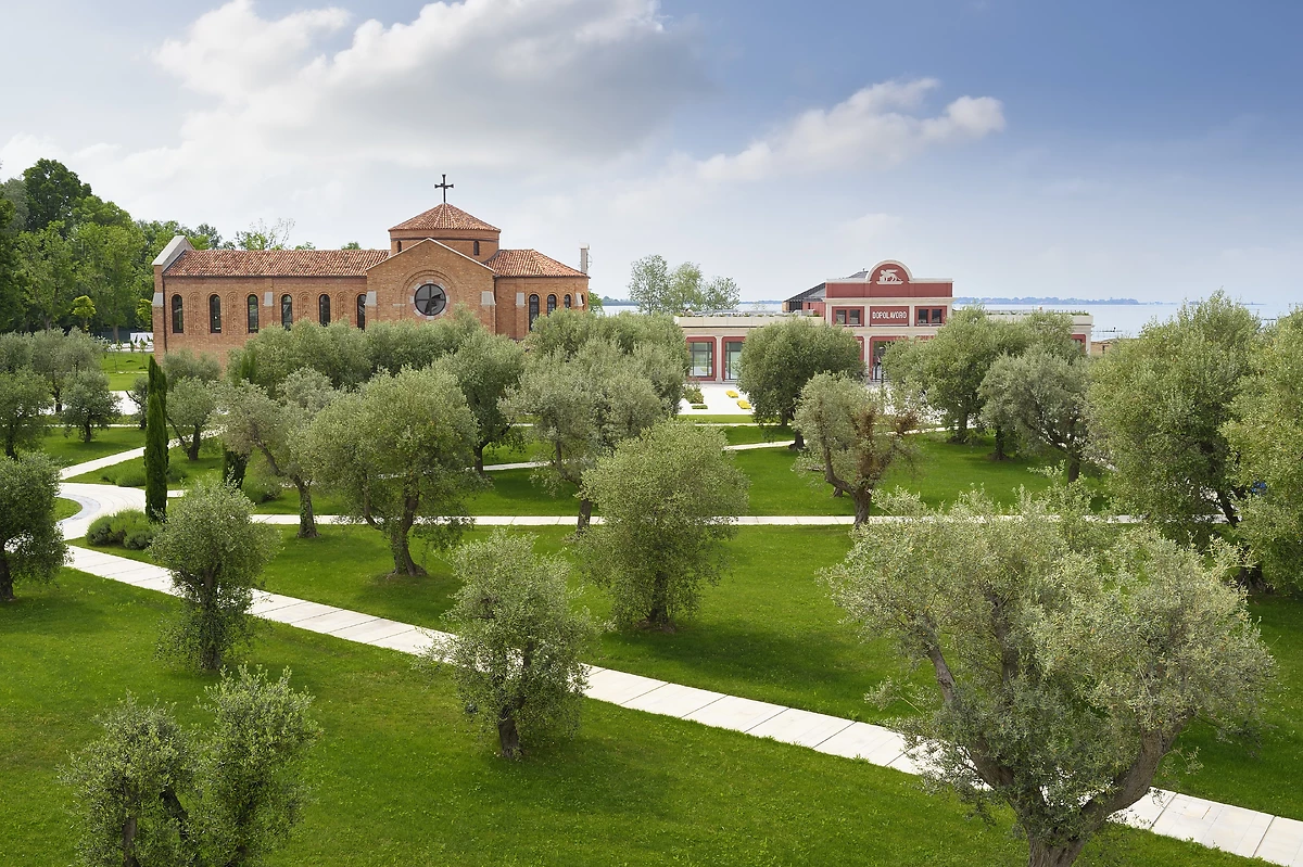 Vue aérienne, JW Marriott Venice Resort & Spa, Venise, Italie