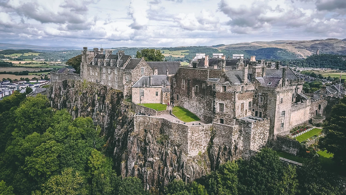 Vue sur le château de Stirling, Écosse