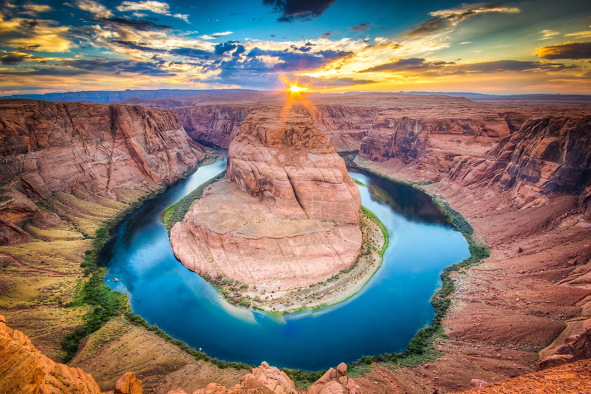 Horseshoe Bend (canyon du fleuve Colorado, Arizona, Etats-Unis
