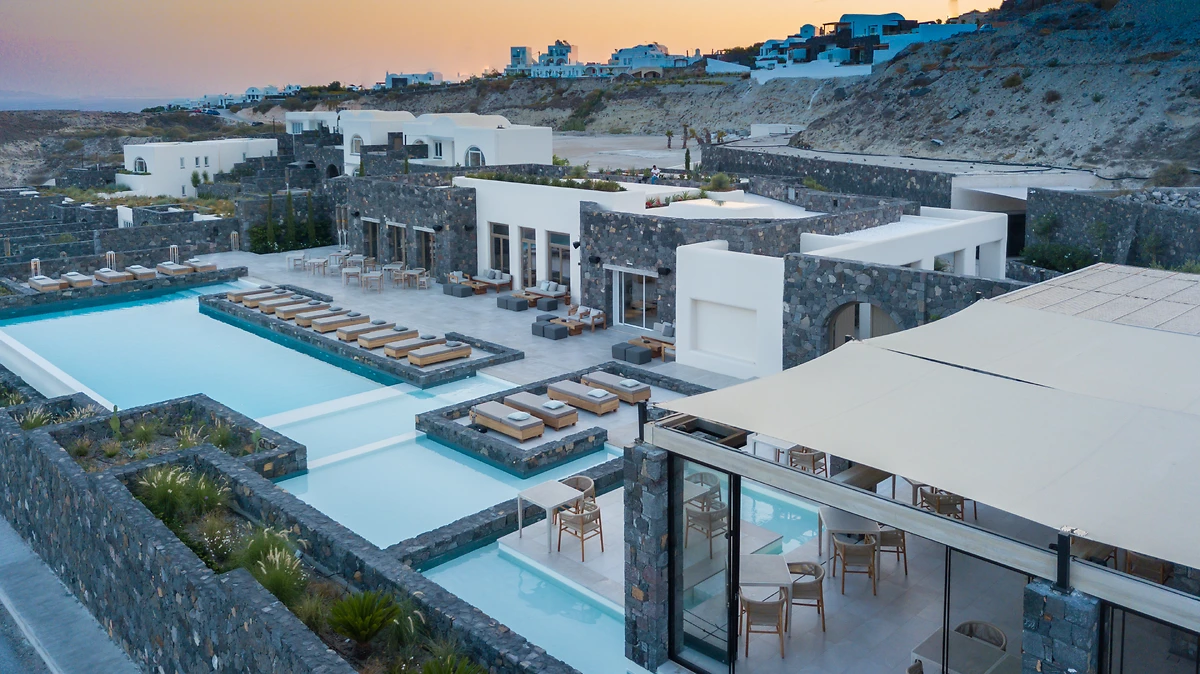 Vue extérieure de l'hôtel, Canaves Epitome