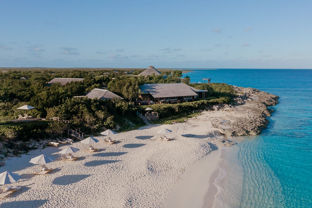 Plage de l'hôtel, Amanyara