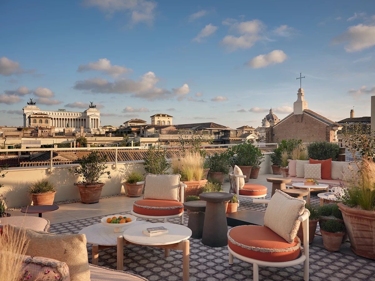 Bar en rooftop Notos, Six Senses Rome
