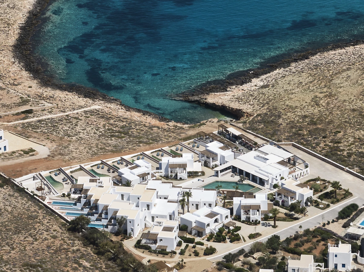 Vue d'ensemble, Andronis Minois, Paros, Cyclades, Grèce