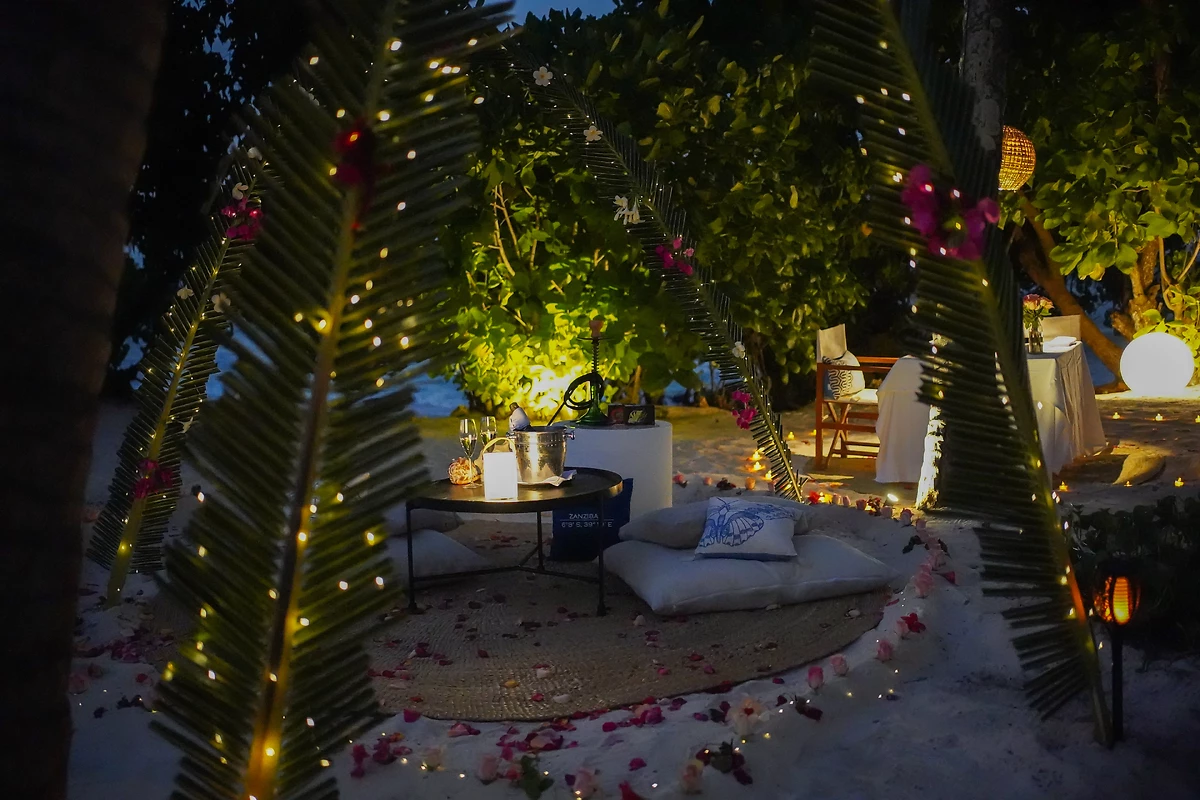 Dîner privatif sur la plage de l'hôtel, Ycona Luxury Resort