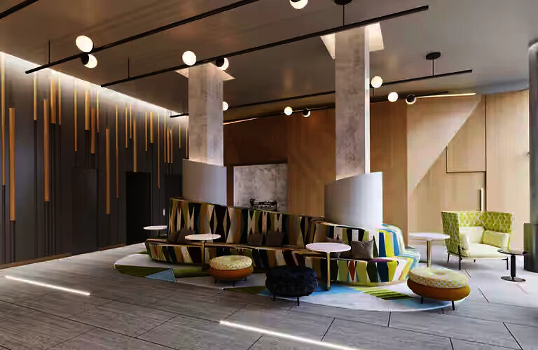 Lobby, Home2 Suites by Hilton New York Times Square, États-Unis