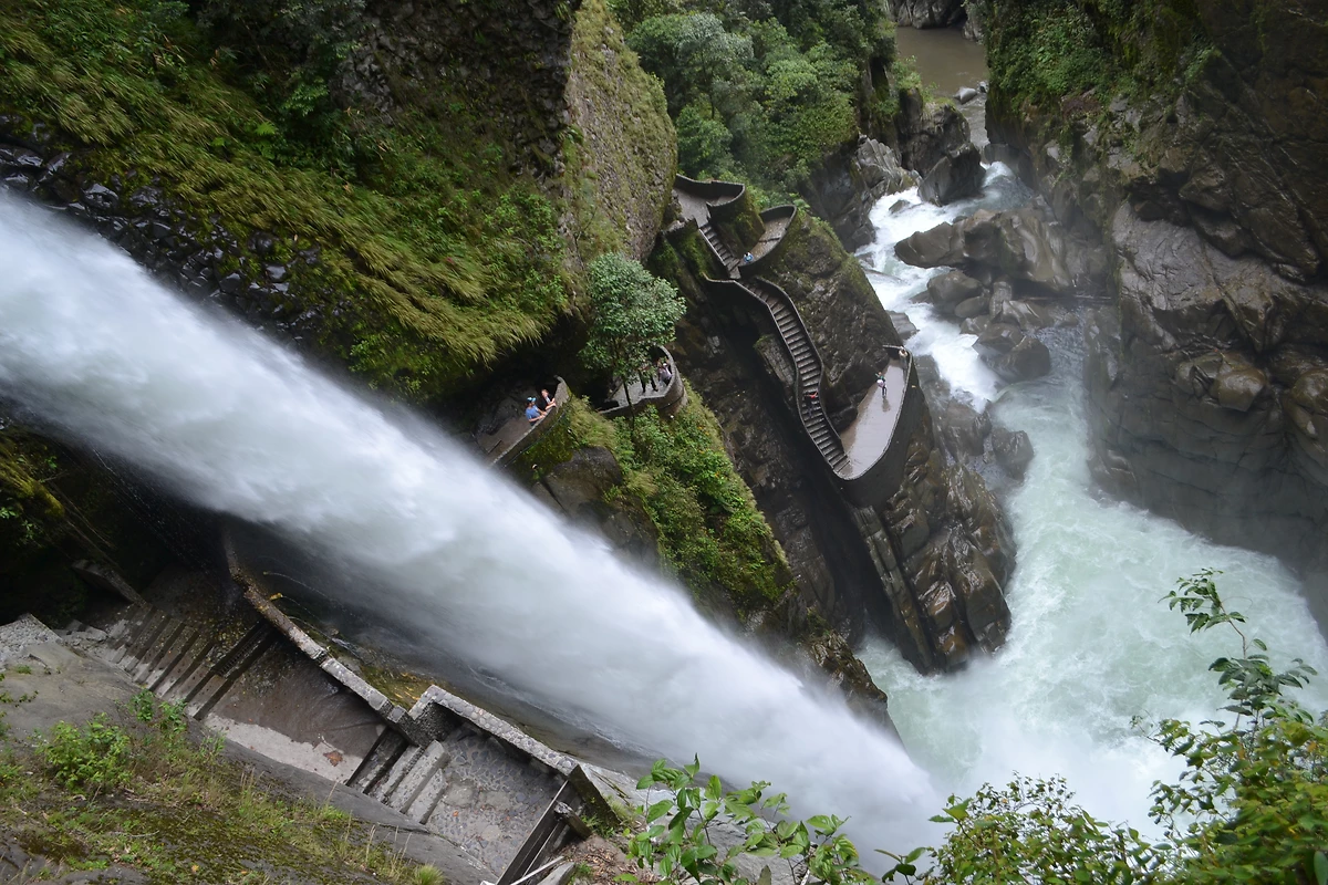Baños, Balançoire, Equateur