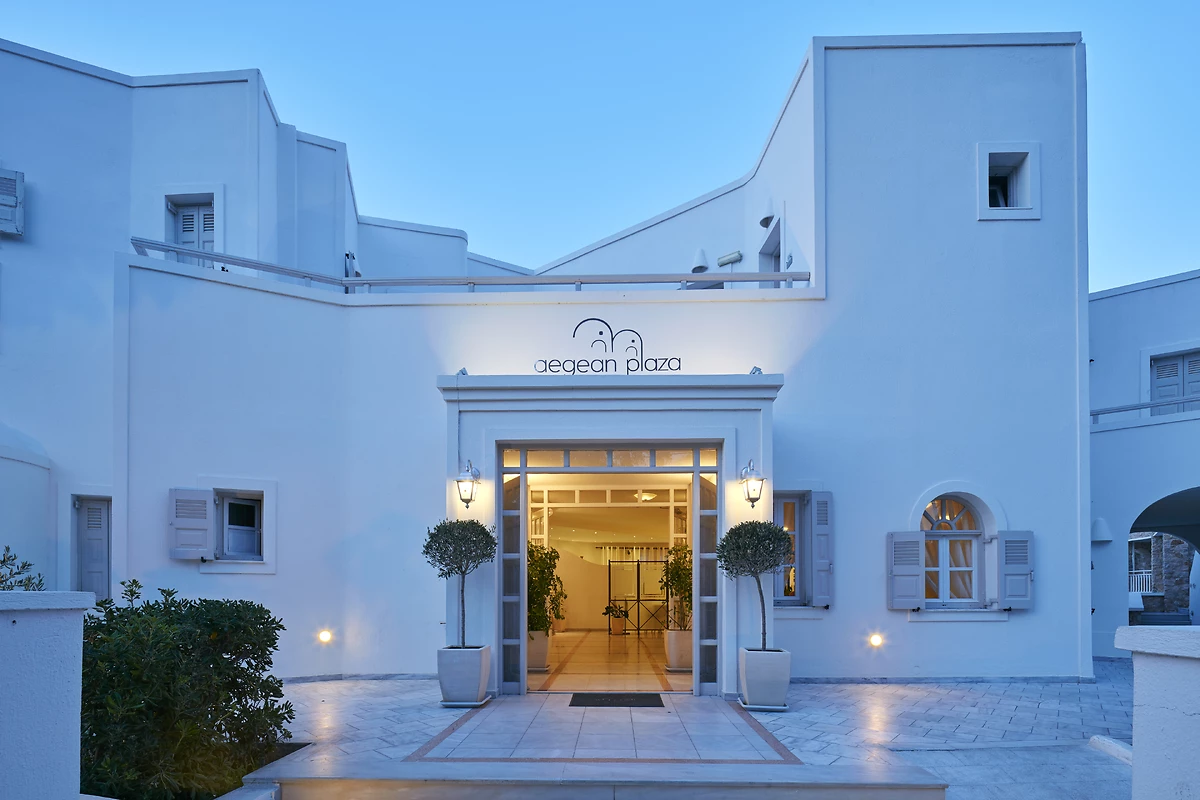 Entrée de l'hôtel, hôtel Aegean Plaza