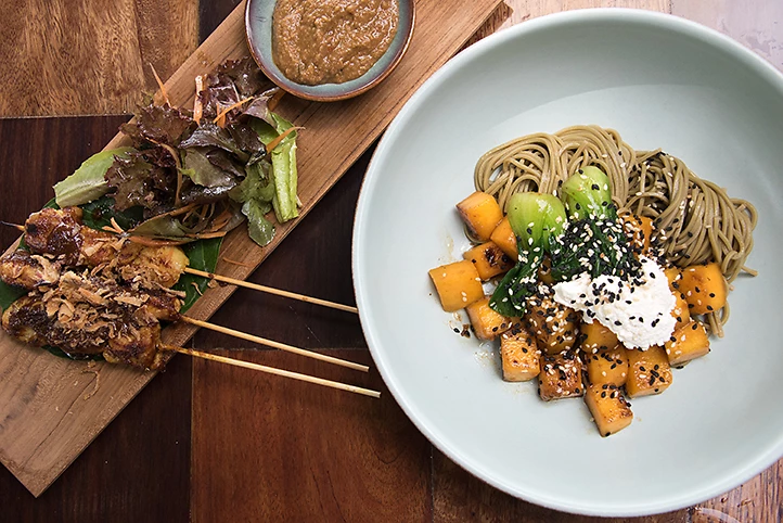 Plat servis au restaurant Tree Tops, Bawah Reserve