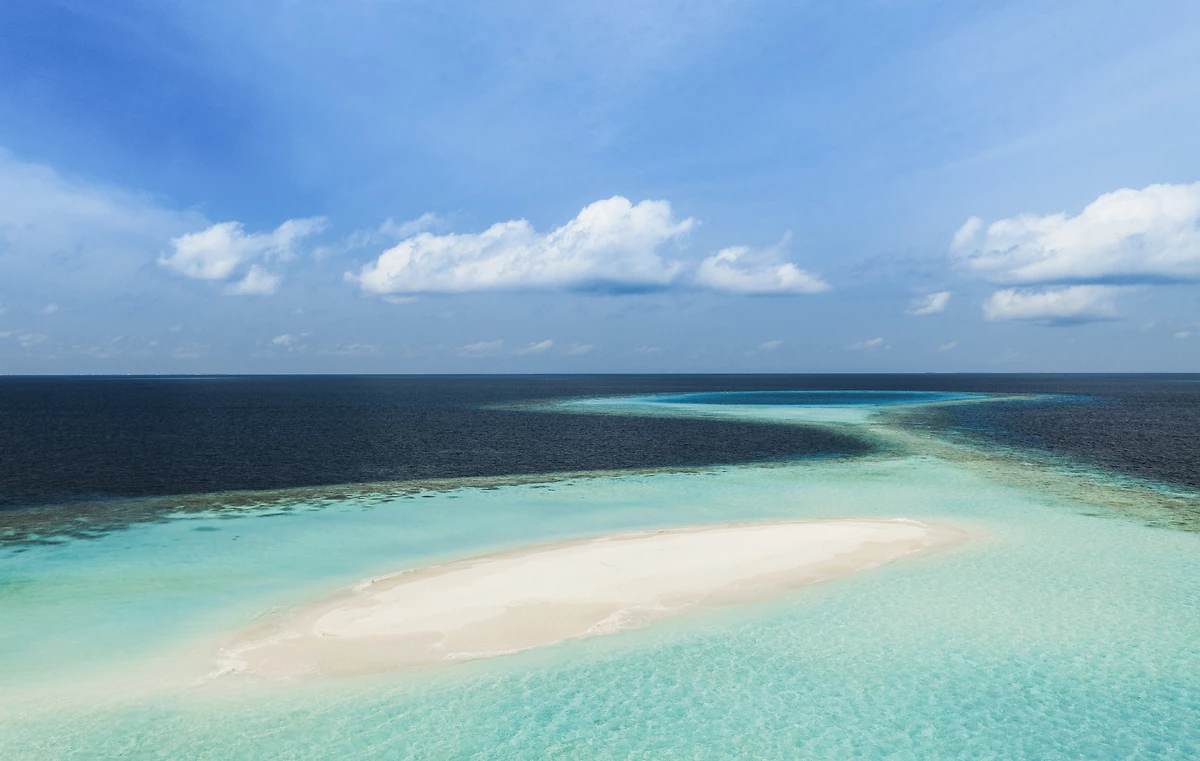 Plage, One&Only Reethi Rah, Atoll de Malé nord, Maldives