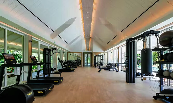 Salle de sport, Cheval Blanc Seychelles, Mahé, Seychelles