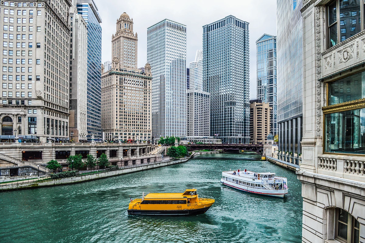 Chicago River, Chicago, Illinois, États-Unis
