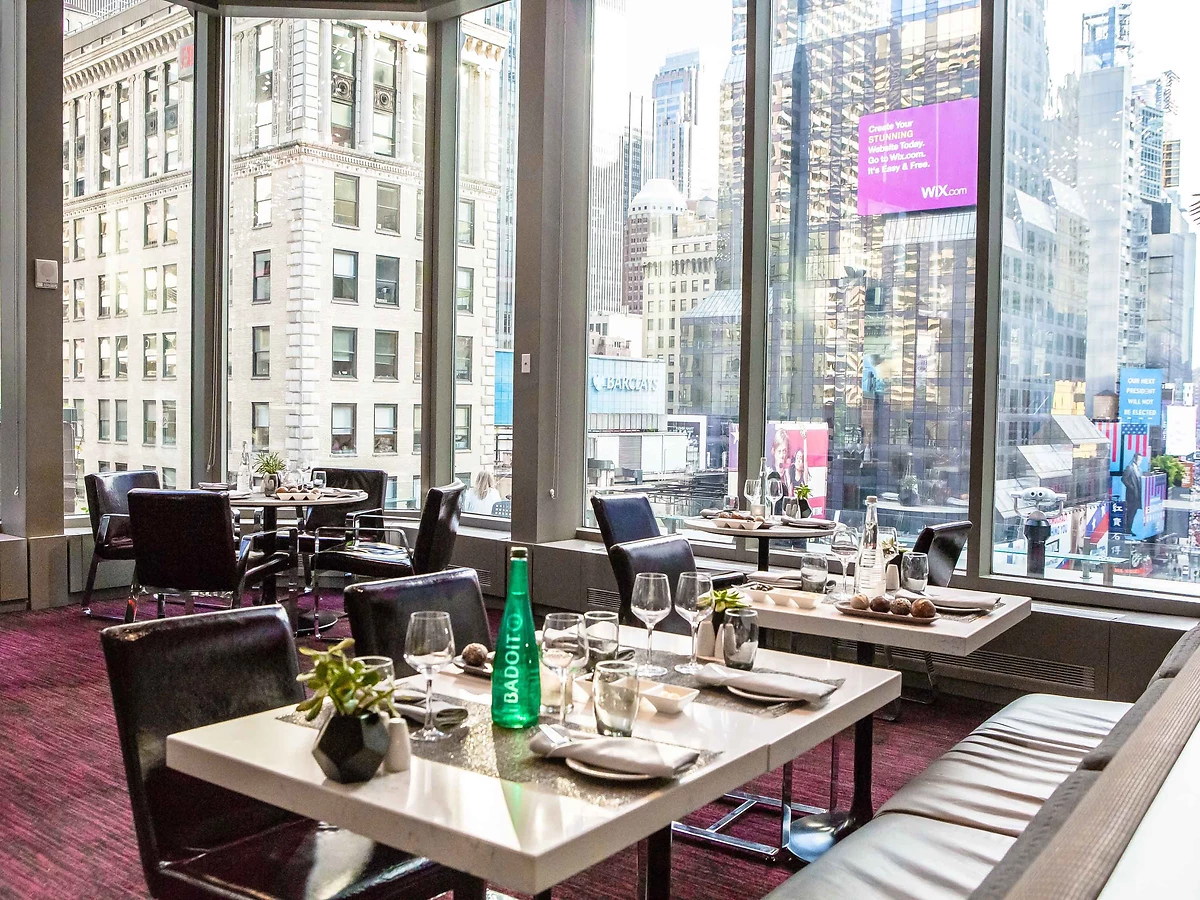 Restaurant Supernova, M Social Hotel Times square New York, Etats Unis.