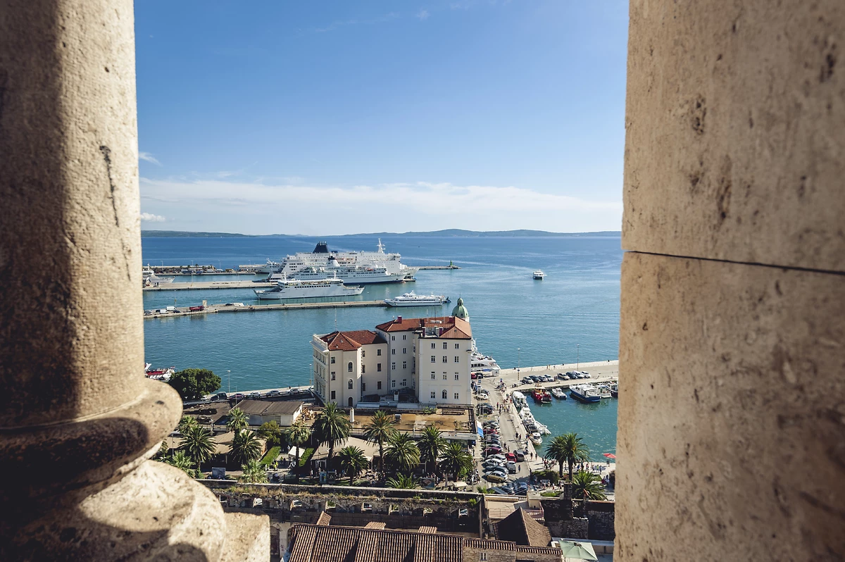 Vue de Split, Croatie