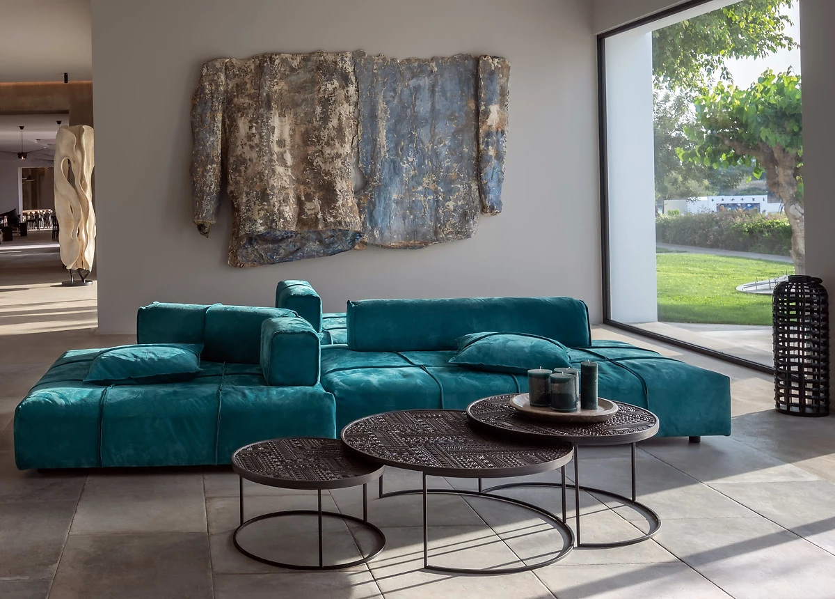 Lobby de l'hôtel, hôtel Minos Beach Art