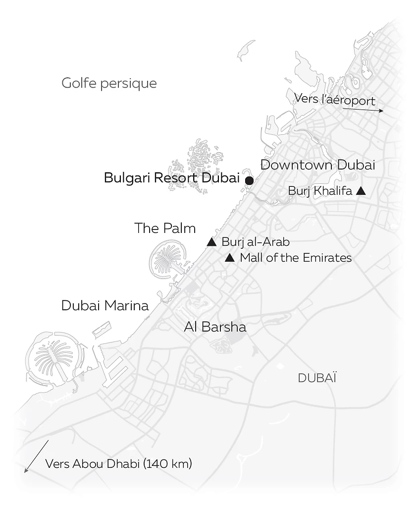 Carte Bulgari Resort Dubai