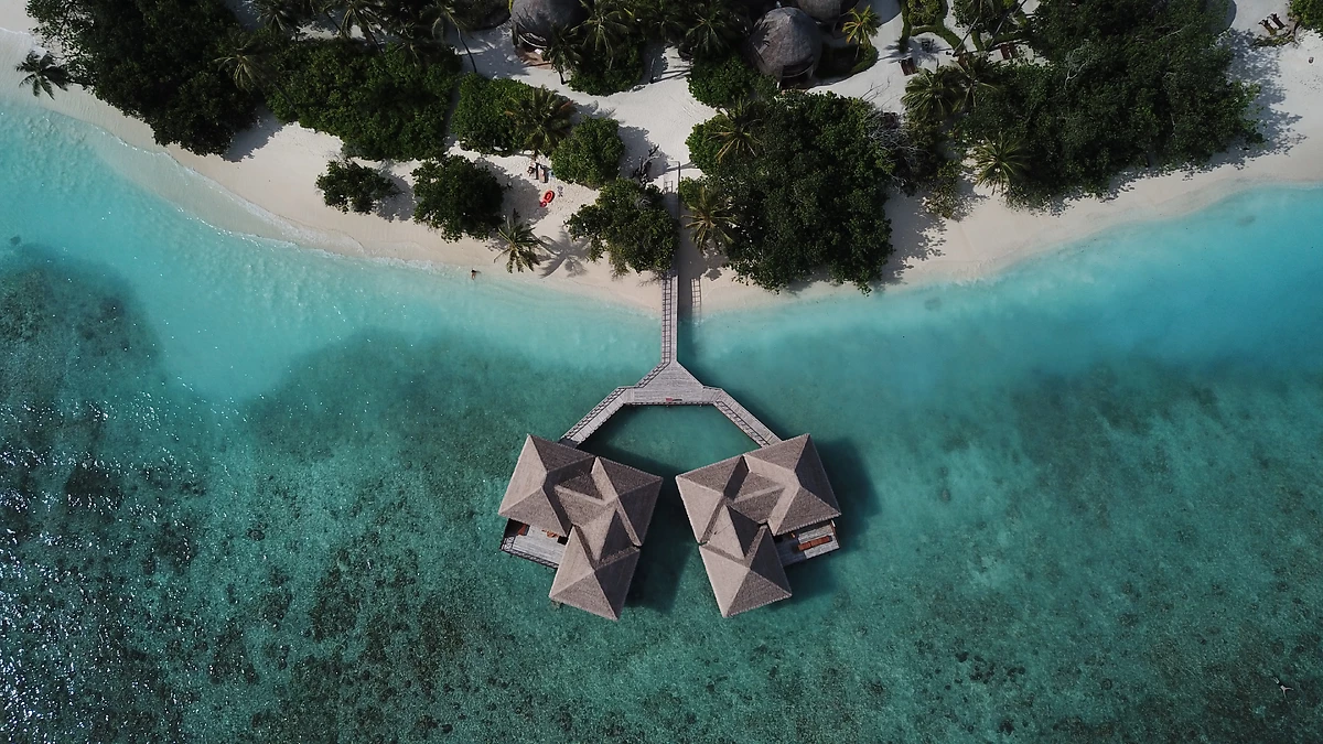 Vue aérienne de l'hôtel, Bandos